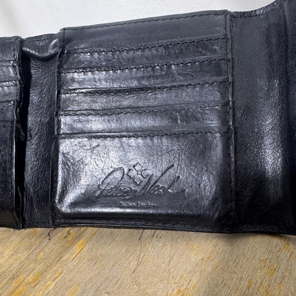 Patricia Nash Black Leather Wallet with Floral Design - Picture 7 of 7